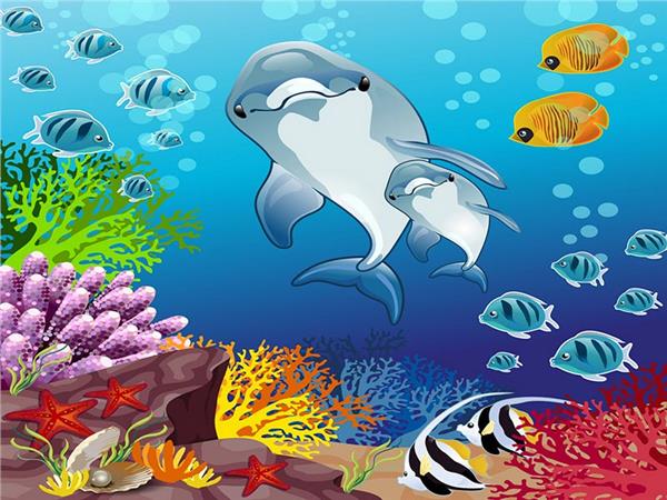 Aquarium Scene 022 3D Wallpaper by MywallpaperSho