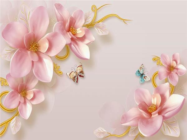 Flower Design Custom Design 0122 3D Wallpaper by MywallpaperShop