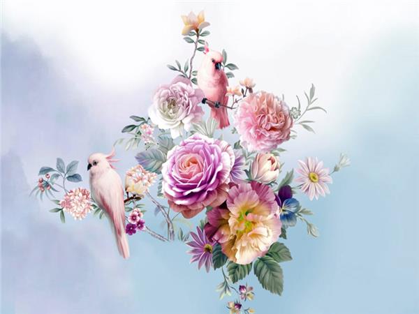 Flower Design Custom Design 0130 3D Wallpaper by MywallpaperShop