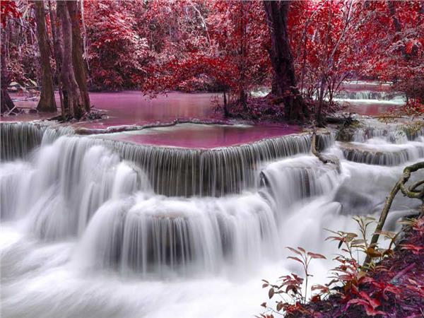 Waterfall Scenery Wallpaper by MywallpaperSho