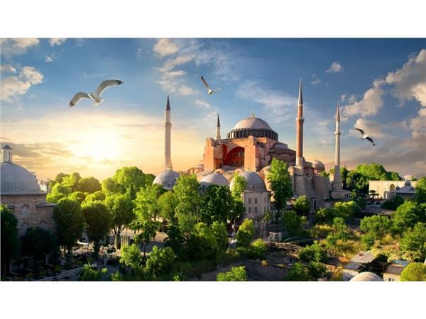 Istanbul Ayasofya Camii Scenery Wallpaper by MywallpaperShop