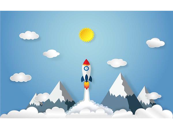 Cloud Design Kids Room Wallpaper by MywallpaperShop