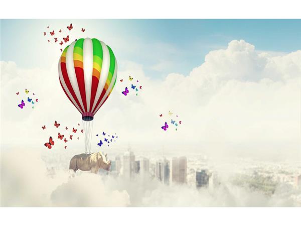 Cloud Design Kids Room Wallpaper by MywallpaperShop