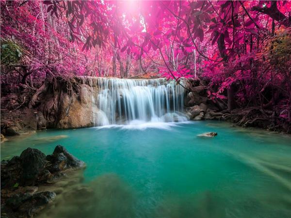 Waterfall Scenery Wallpaper by MywallpaperSho