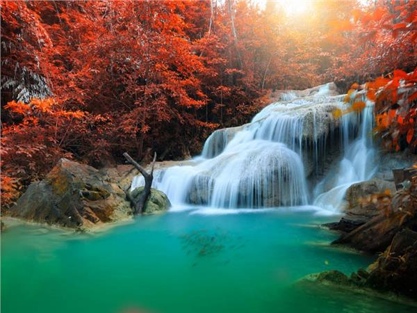Waterfall Scenery Wallpaper by MywallpaperSho