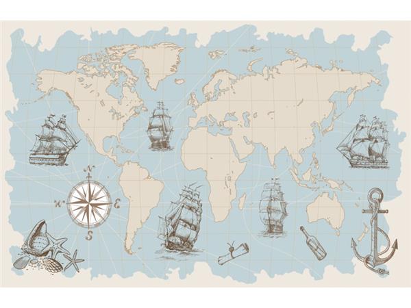 Map Compass 086 Wallpaper by MywallpaperShop