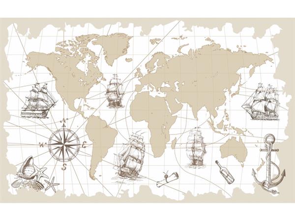 Map Compass 087 Wallpaper by MywallpaperShop