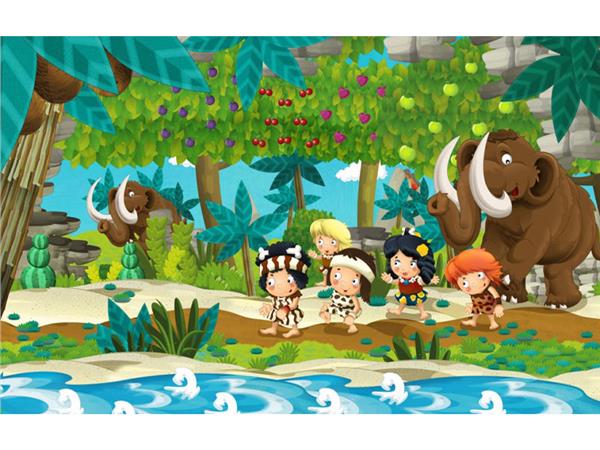Animals World Mamut Kids Room Wallpaper by MywallpaperShop