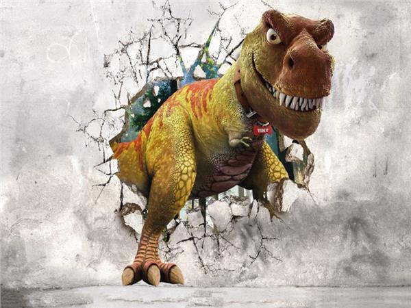 Duvardan Cikan Dinasour 3D Kids Room Wallpaper by MywallpaperShop