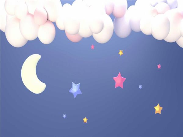 Cloud and Stars Kids Room Wallpaper by MywallpaperSho