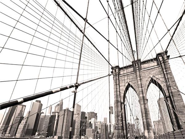 New York City Bridge Themed Wallpaper by MywallpaperShop