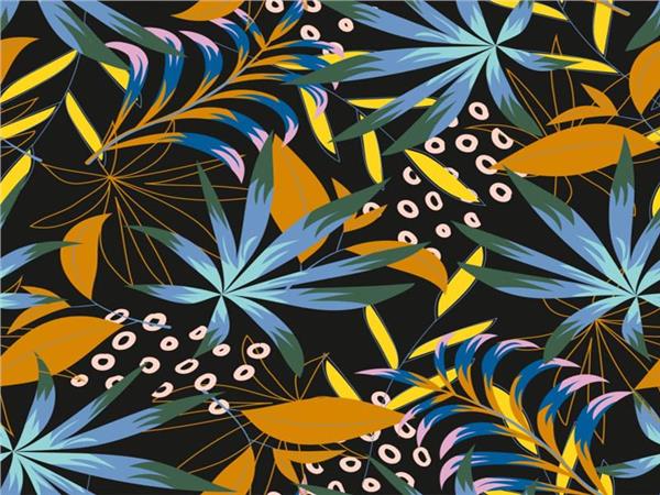 Tropical Leaves 3D Wallpaper by MywallpaperShop