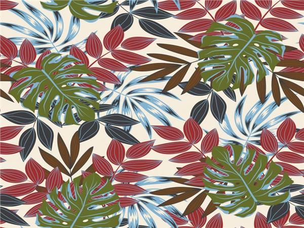 Tropical Leaves 3D Wallpaper by MywallpaperShop