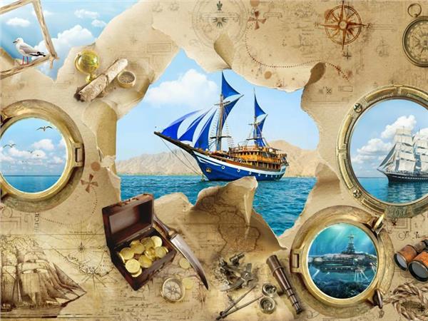 Sailor Kids Room Wallpaper by MywallpaperShop