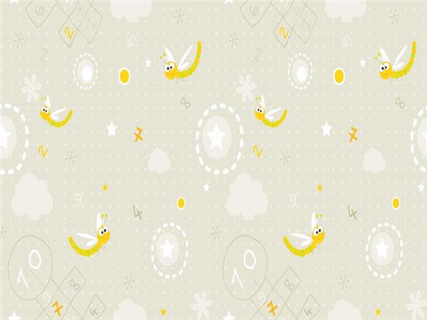 Yellow Storm Kids Room Wallpaper by MywallpaperSho