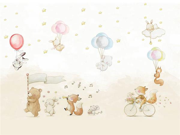 Flying Balloons and Hayvanlar Wallpaper by MywallpaperShop