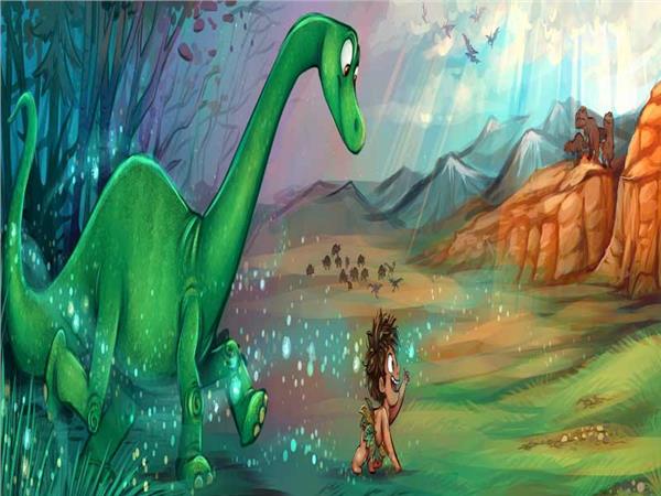 Dinasour and Little Dostu Kids Room Wallpaper by MywallpaperSho