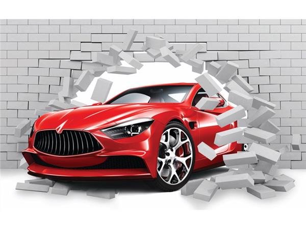 Spor Car Kids Room Wallpaper by MywallpaperShop