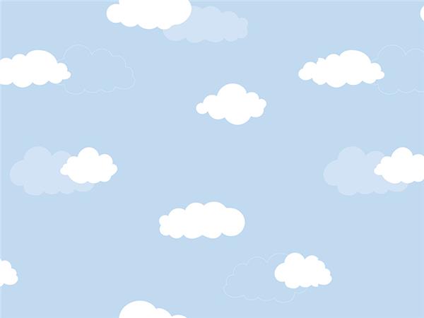 Milky Baby 405-2 Bulutlu Kids Room Wallpaper by MywallpaperShop