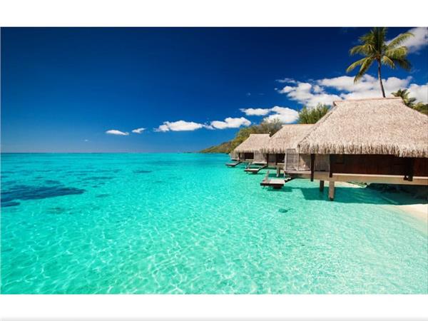 Denizde Bungalov House 3D Wallpaper by MywallpaperShop