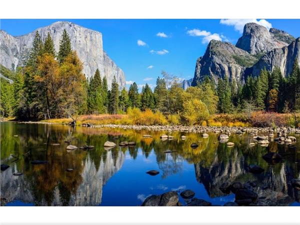 Denize Yansiyan Dag Manzarasi 3D Wallpaper by MywallpaperShop