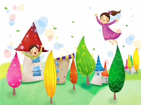 Happy Siblings Kids Room Wallpaper by MywallpaperSho