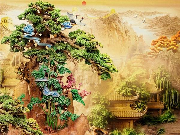 Tree Kabartma Looking 3D Wallpaper by MywallpaperShop