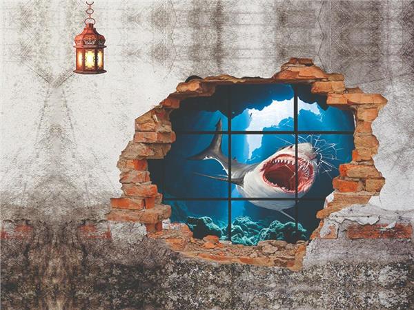 Shark Scene 3D Wallpaper by MywallpaperShop