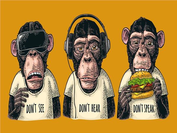 3 Maymun Cafe Restaurant Wallpaper by MywallpaperShop