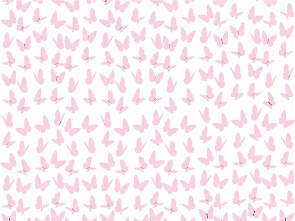 Pink Butterflies Kids Room Wallpaper by MywallpaperSho