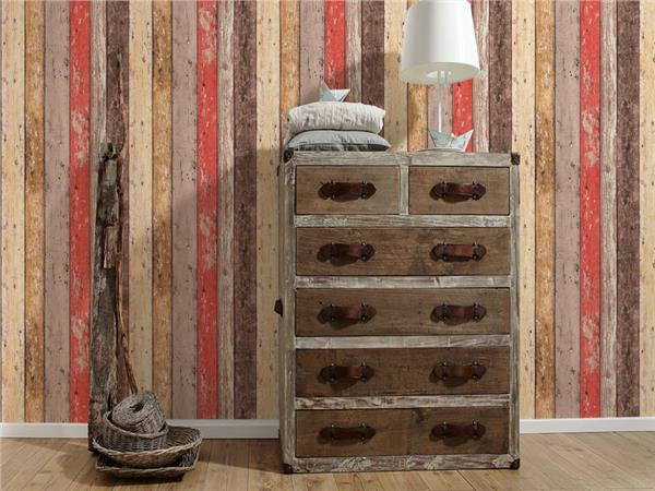 Wooden Design Retro 8951-27  Wallpaper by MywallpaperShop