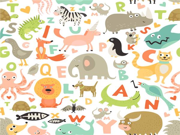 Animals Custom Design Kids Room Wallpaper by MywallpaperShop