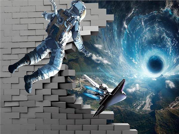 Astronot and space Boslugu Wallpaper by MywallpaperShop