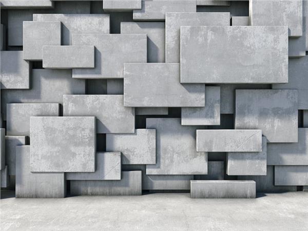 Concrete Siva Design 3D Wallpaper by MywallpaperShop