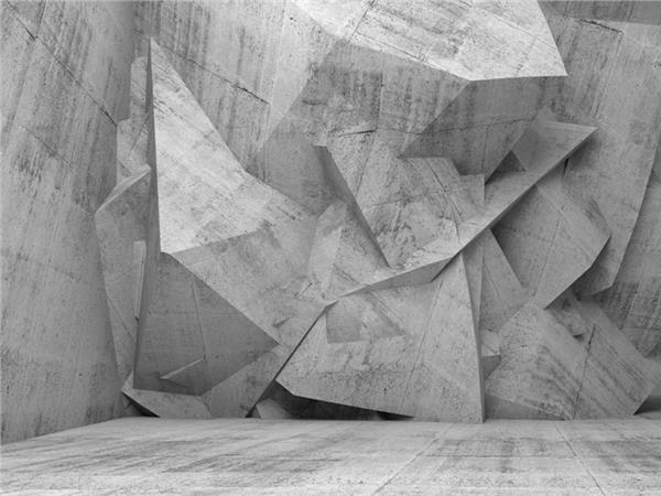 Concrete Siva Design 3D Wallpaper by MywallpaperShop