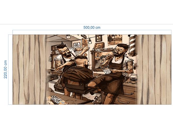 Barber Custom Design Wallpaper by MywallpaperShop