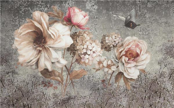 White Gul Design Wallpaper by MywallpaperShop