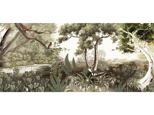 Vintage Treelar and Tropical Leaflar 3D Wallpaper by MywallpaperShop