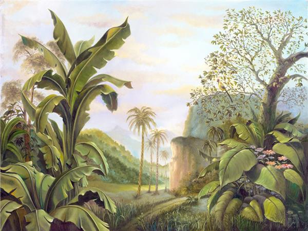 Botanic Design Wallpaper by MywallpaperShop