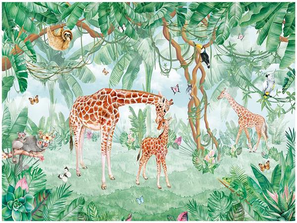 Botanic Design Kids Room Wallpaper by MywallpaperShop