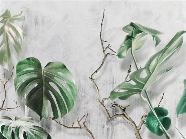 Botanic Leaflar Custom Design Wallpaper by MywallpaperShop