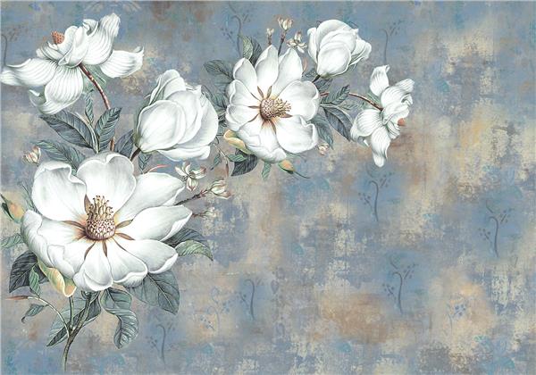 Big White Flower Wallpaper by MywallpaperShop