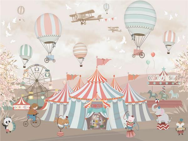 Crazy Sirk Kids Room Wallpaper by MywallpaperShop