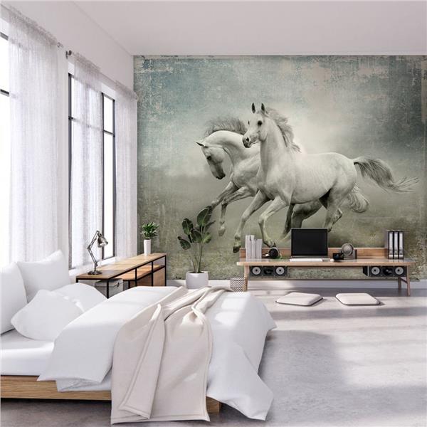 Ozgur White Horselar 3D Wallpaper by MywallpaperShop