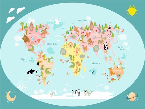 World Map Adasi Wallpaper by MywallpaperShop