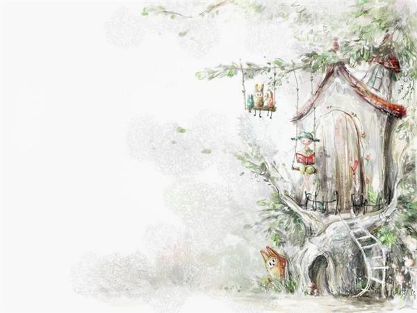 Tree House Kids Room Wallpaper by MywallpaperShop
