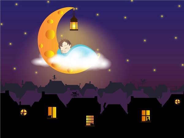 Sleeping Baby Kids Room Wallpaper by MywallpaperShop