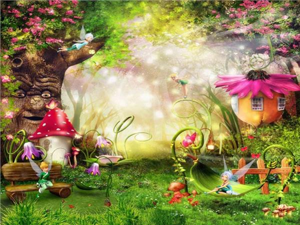 Fairy Forest Kids Room Wallpaper by MywallpaperShop