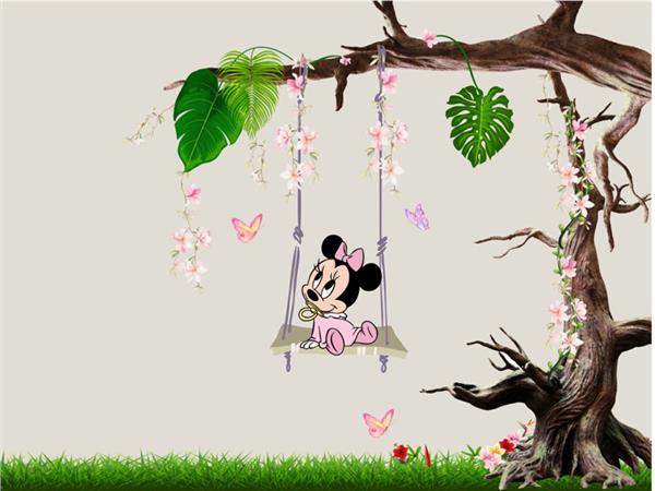 Minnie Mouse Kids Room Wallpaper by MywallpaperShop