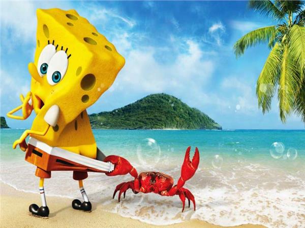 Sponge Bob 3D Kids Room Wallpaper by MywallpaperSho